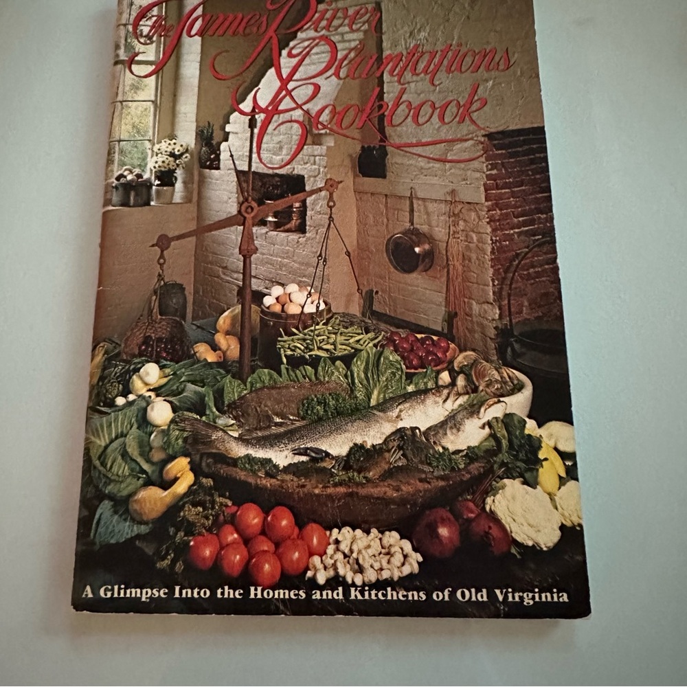 James River Plantations vintage cookbook